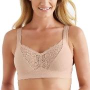 Swegmark BH Wellness Dots Organic Soft Bra Beige økologisk bomull E 80...