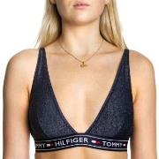 Tommy Hilfiger BH Authentic Holiday Triangle Bra Mørkblå Small Dame