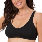 Trofe Comfort Lounge Bra BH Svart bomull B 95 Dame