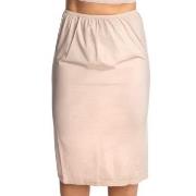 Trofe Slip Skirt Long Beige Medium Dame
