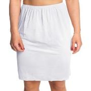 Trofe Slip Skirt Short Hvit Small Dame