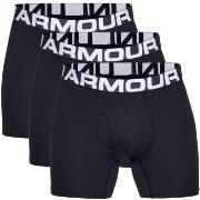 Under Armour 3P Charged Cotton 6in Boxer Svart Small Herre