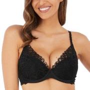 Wacoal BH Raffine Plunge Push Up Bra Svart A 70 Dame