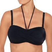 Wiki Basic Bandeau Bikini Top Svart D 90 Dame