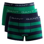 Gant 3P Cotton Stretch Print Trunks Grønn bomull Medium Herre