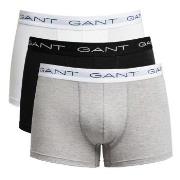 Gant 6P Essential Basic CS Trunks Grå/Svart bomull Small Herre