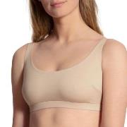 Calida BH Natural Skin Soft Bra Beige Large Dame