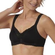 Triumph BH Modern Lace Cotton Soft Bra Svart B 75 Dame