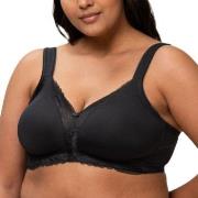 Triumph BH Modern Lace Cotton Soft Bra Svart E 85 Dame