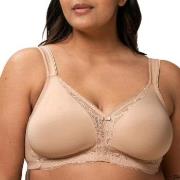 Triumph BH Modern Lace Cotton Soft Bra Beige A 85 Dame