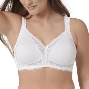 Triumph BH Modern Lace Cotton Soft Bra Hvit A 85 Dame