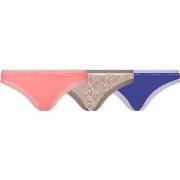 Calvin Klein Truser 3P Bottoms Up Refresh Thongs Blå/Rosa nylon Medium...