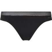 Calvin Klein Truser Seductive Comfort Thong With Lace Svart Small Dame