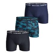 Björn Borg 6P Essential Shadeline Shorts Marine/Blå bomull Large Herre