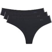 Under Armour Truser 3P Pure Stretch Thong Svart X-Small Dame