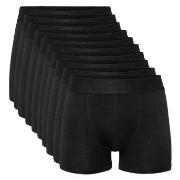 Resteröds 10P Bamboo Boxer Brief Svart Small Herre