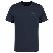 Michael Kors Peached Jersey Crew Neck T-shirt Mørkblå bomull X-Large H...