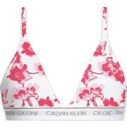 Calvin Klein BH CK One Cotton Triangle Bra Rosa blomstret Small Dame