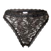 Calvin Klein Truser CK One Lace Brazilian High Waist Svart nylon Large...