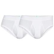 Dovre 2P Organic Cotton Brief With Fly Hvit økologisk bomull Small Her...