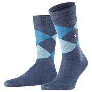 Burlington Strømper Edinburgh Wool Sock Lysblå Str 40/46 Herre