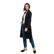 Pierre Robert X Jenny Skavlan Wool Long Kimono Svart merinoull Small D...