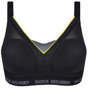 Shock Absorber BH Active Shaped Support Bra Svart/Gul B 85 Dame