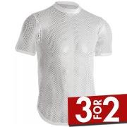 Dovre Organic Cotton Net T-shirt Hvit økologisk bomull Medium Herre