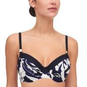 Femilet Honduras Underwired Bikini Bra Blå/Hvit G 75 Dame