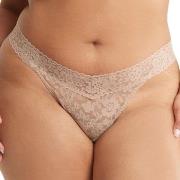 Hanky Panky Truser Daily Lace Original Rise Thong Vanilje nylon One Si...