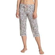 Calida Favourites Dreams Capri Pants Hvit Mønster bomull X-Small Dame