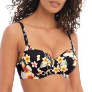 Freya Havana Sunrise UW Bikini Top Svart mønstret nylon H 75 Dame