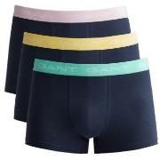 Gant 3P Cotton Jersey Trunks Rosa/Gul bomull XX-Large Herre