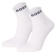 BOSS Strømper 2P Cotton Mix Ankle Sock Hvit Str 43/46 Herre