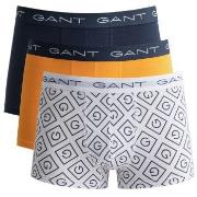 Gant 3P Icon G Trunk Blå/Gul bomull X-Large Herre