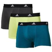 adidas 3P Active Flex Cotton Trunk Limegrønn bomull Medium Herre