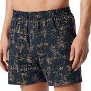 Schiesser 2P Fun Prints Boxer Shorts Svart/brun bomull XX-Large Herre