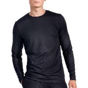 Bread and Boxers Active Long Sleeve Shirt Svart polyester Large Herre