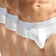 Bread and Boxers Brief Multi 3P Hvit økologisk bomull Small Herre