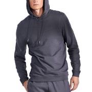 Bread and Boxers Organic Cotton Men Hooded Shirt Grafit Large Herre