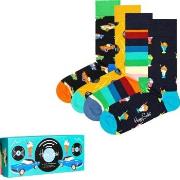 Happy socks Strømper 4P At The Diner Socks Gift Box Svart bomull Str 4...