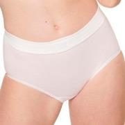 Sloggi Truser 2P Double Comfort Maxi Multi Hvit bomull 38 Dame