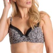 Trofe Laila Fashion Underwire Bra BH Svart mønstret E 80 Dame