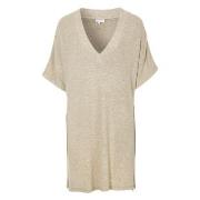 Damella Knitted Lounge Tunic Beige X-Large Dame