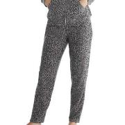 Damella Knitted Lounge Pants Leopard Small Dame