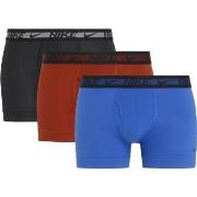 Nike 3P Dri-Fit Ultra Stretch Micro Trunk Blå/Rød polyester X-Large He...