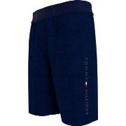 Tommy Hilfiger Tonal Logo Relaxed Lounge Shorts Mørkblå Medium Herre