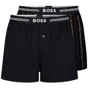 BOSS 2P EW Boxer Shorts Svart polyester Large Herre