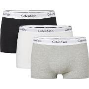 Calvin Klein 3P Modern Cotton Stretch Trunk Hvit/Grå bomull Small Herr...