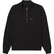 Calvin Klein Modern Cotton Lounge Q Zip Sweatshirt Svart Large Herre